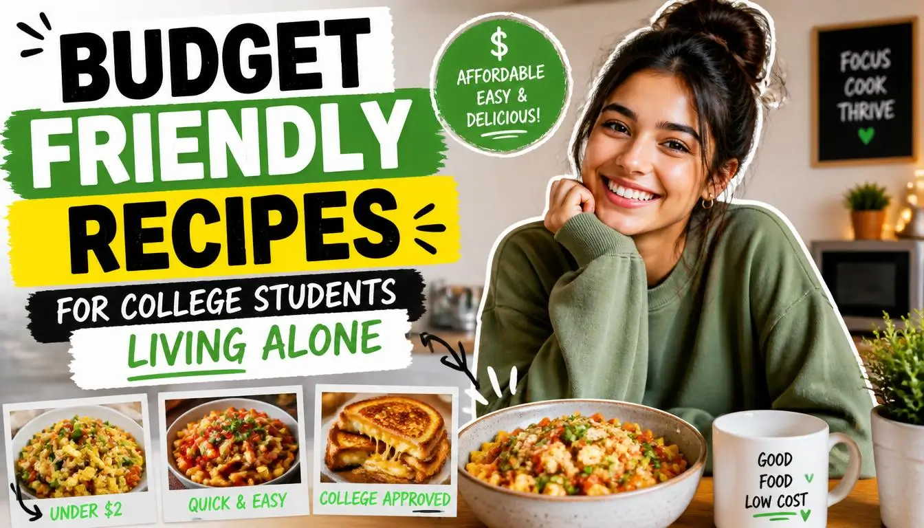 Budget Friendly Recipes for College Students Living Alone