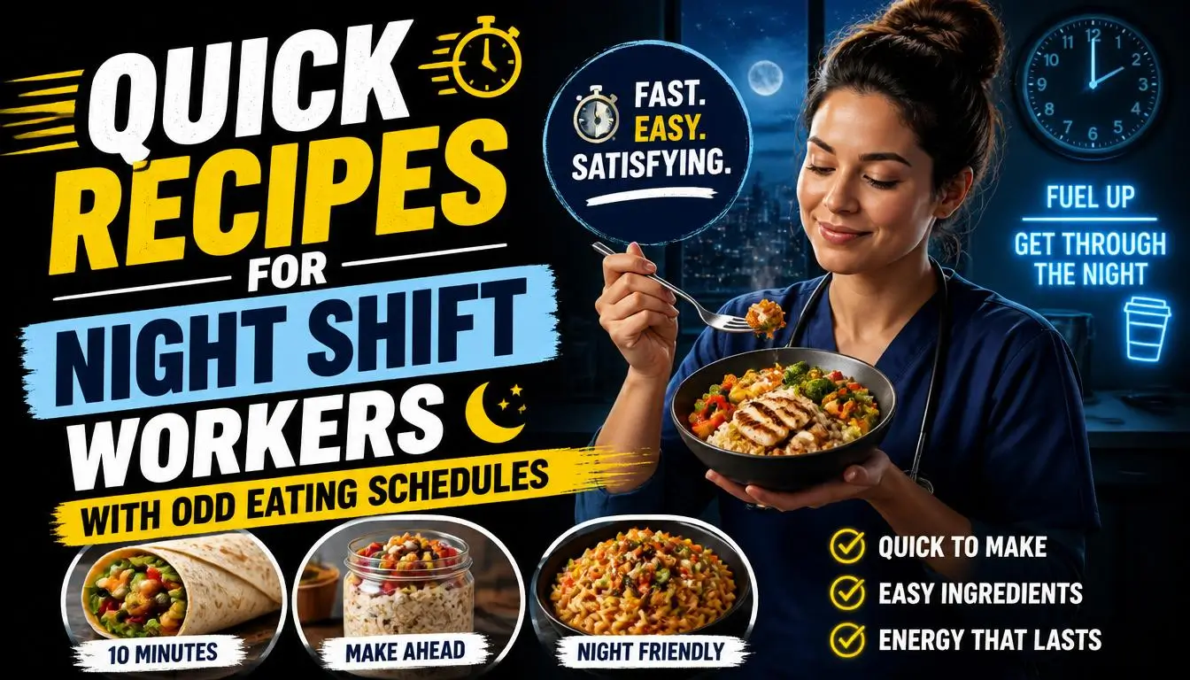 Quick Recipes for Night Shift Workers With Odd Eating Schedules